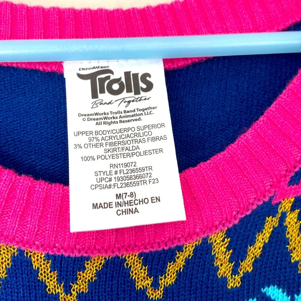 Girls Trolls Band Together Dress